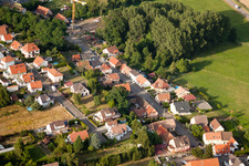 Drone image of Bischwiller in the state Bas-Rhin, France