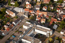 Bischwiller in the state Bas-Rhin, France from the drone perspective