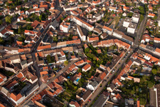 Drone recording of Bischwiller in the state Bas-Rhin, France