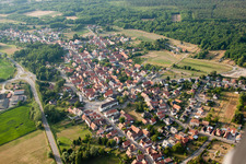 Oberhoffen-sur-Moder in the state Bas-Rhin, France out of the air
