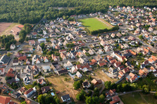 Schirrhoffen in the state Bas-Rhin, France seen from above