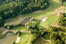 Golf Club Soufflenheim Baden-Baden in Soufflenheim in the state Bas-Rhin, France viewn from the air