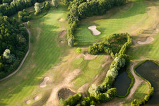 Aerial view of Golf Club Soufflenheim Baden-Baden in Soufflenheim in the state Bas-Rhin, France