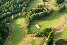 Aerial photograpy of Golf Club Soufflenheim Baden-Baden in Soufflenheim in the state Bas-Rhin, France
