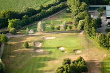 Oblique view of Golf Club Soufflenheim Baden-Baden in Soufflenheim in the state Bas-Rhin, France