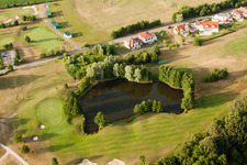 Golf Club Soufflenheim Baden-Baden in Soufflenheim in the state Bas-Rhin, France viewn from the air