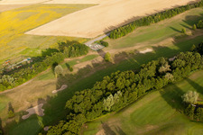 Aerial photograpy of Golf Club Soufflenheim Baden-Baden in Soufflenheim in the state Bas-Rhin, France