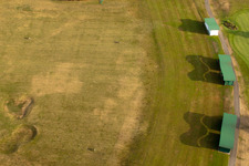 Aerial photograpy of Golf Club Soufflenheim Baden-Baden in Soufflenheim in the state Bas-Rhin, France