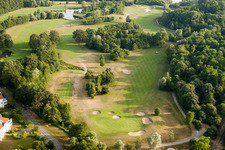 Oblique view of Golf Club Soufflenheim Baden-Baden in Soufflenheim in the state Bas-Rhin, France