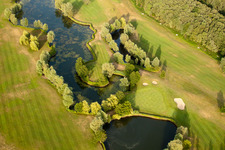 Golf Club Soufflenheim Baden-Baden in Soufflenheim in the state Bas-Rhin, France from the drone perspective