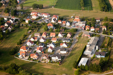Aerial photograpy of Soufflenheim in the state Bas-Rhin, France