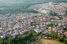 Soufflenheim in the state Bas-Rhin, France seen from above