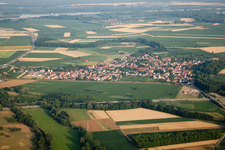Roppenheim in the state Bas-Rhin, France out of the air