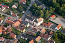 Forstfeld in the state Bas-Rhin, France from the drone perspective