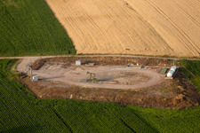 Oil production in Eberbach-Seltz in the state Bas-Rhin, France