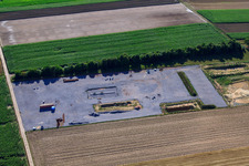 Geothermal test drilling in Rülzheim in the state Rhineland-Palatinate, Germany