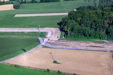 Construction site for the polder near Neupotz in Jockgrim in the state Rhineland-Palatinate, Germany