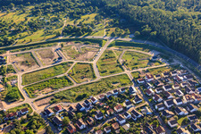 Bird ring in the new development area in Jockgrim in the state Rhineland-Palatinate, Germany