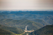 View beyond Landstuhl in the district Sarnstall in Annweiler am Trifels in the state Rhineland-Palatinate, Germany