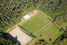 SV sports field in the district Gossersweiler in Gossersweiler-Stein in the state Rhineland-Palatinate, Germany