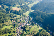Erlenbach from the south in Erlenbach bei Dahn in the state Rhineland-Palatinate, Germany