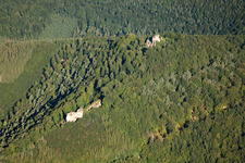 Castle ruins in Lembach in the state Bas-Rhin, France