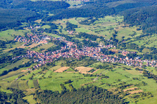 Wingen in the state Bas-Rhin, France from the drone perspective
