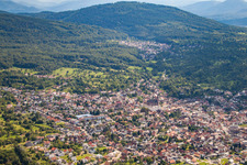 Aerial view of Malsch in the state Baden-Wuerttemberg, Germany