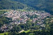 From the south in the district Sulzbach in Malsch in the state Baden-Wuerttemberg, Germany