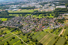 From the east in the district Rauental in Rastatt in the state Baden-Wuerttemberg, Germany