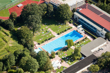 Neuweier, outdoor swimming pool in the district Steinbach in Baden-Baden in the state Baden-Wuerttemberg, Germany