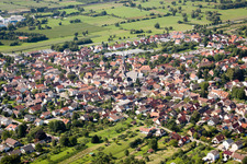 From the southeast in the district Steinbach in Baden-Baden in the state Baden-Wuerttemberg, Germany