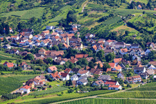 Wine-growing village in the vineyards in the district Eisental in Bühl in the state Baden-Wuerttemberg, Germany