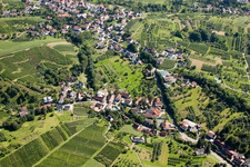 Town View of the streets and houses of the residential areas in Buehl in the state Baden-Wurttemberg