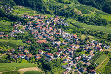Town View of the streets and houses of the residential areas in Kappelwindeck in the state Baden-Wurttemberg