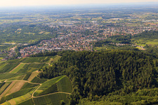 View of the town from the southeast in the district Oberachern in Achern in the state Baden-Wuerttemberg, Germany