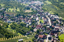 Town View of the streets and houses of the residential areas in the district Moesbach in Achern in the state Baden-Wurttemberg