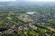 From the north in the district Ulm in Renchen in the state Baden-Wuerttemberg, Germany