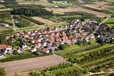 Zusenhofener Straße in the district Erlach in Renchen in the state Baden-Wuerttemberg, Germany