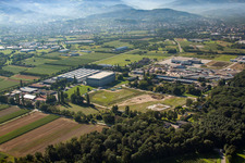 Industrial Park Duravit Logistics DURAlog in the district Großweier in Achern in the state Baden-Wuerttemberg, Germany