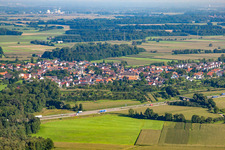 From the southeast in the district Unzhurst in Ottersweier in the state Baden-Wuerttemberg, Germany