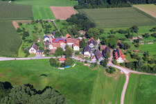 Hamlet Wistung with the Jubilee Chapel in the district Weitenung in Bühl in the state Baden-Wuerttemberg, Germany