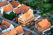 Main Street in the district Schaidt in Wörth am Rhein in the state Rhineland-Palatinate, Germany