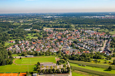From the south in the district Rauental in Rastatt in the state Baden-Wuerttemberg, Germany