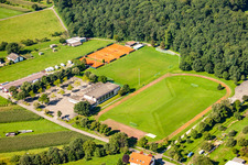 Ensemble of sports grounds of F.V. Germania Rauental 1919 e.V. in the district Rauental in Rastatt in the state Baden-Wurttemberg, Germany