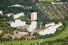 Bonhoefferstr in the district Oberreut in Karlsruhe in the state Baden-Wuerttemberg, Germany