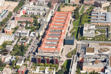 Museum building ensemble ZKM | Zentrum fuer Kunst and Medien in the district Suedweststadt in Karlsruhe in the state Baden-Wurttemberg, Germany