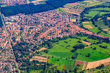 Schillerstr in Jockgrim in the state Rhineland-Palatinate, Germany