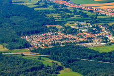 Settlement in Kandel in the state Rhineland-Palatinate, Germany out of the air