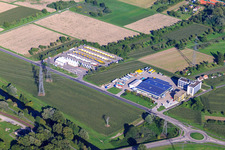 Essostraße, Ilzhöfer Tankspedition GmbH, BayWA AG in the district Knielingen in Karlsruhe in the state Baden-Wuerttemberg, Germany